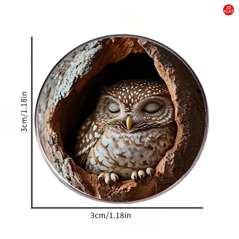 Classic Crystal Owl Brooch, Gift for Animal Lovers